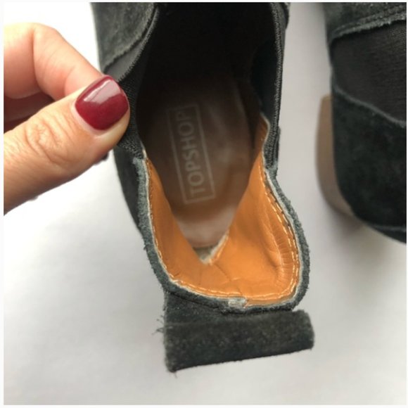 Topshop Suede Black Boots | Suede Boots | Black Boots - Picture 6 of 11